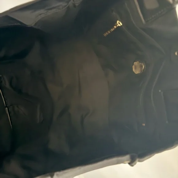 MCM Black Satchel with Silver Accents - Picture 11 of 13